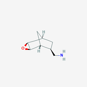 molecular formula C8H13NO B2951570 rac-[(1R,2S,4R,5R,6R)-3-oxatricyclo[3.2.1.0,2,4]octan-6-yl]methanamine CAS No. 66341-53-5