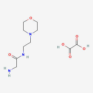 molecular formula C10H19N3O6 B2951585 2-amino-N-[2-(morpholin-4-yl)ethyl]acetamide; oxalic acid CAS No. 1216539-51-3