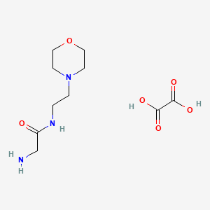 2-amino-N-[2-(morpholin-4-yl)ethyl]acetamide; oxalic acid