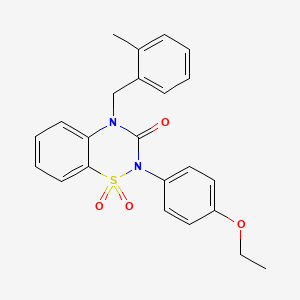 2-(4-ethoxyphenyl)-4-(2-methylbenzyl)-2H-1,2,4-benzothiadiazin-3(4H)-one 1,1-dioxide