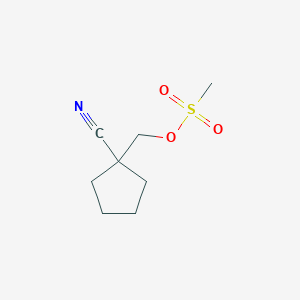 (1-Cyanocyclopentyl)methyl methanesulfonate