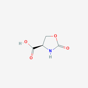molecular formula C4H5NO4 B2951639 (4R)-2-oxo-1,3-oxazolidine-4-carboxylic acid CAS No. 83841-00-3