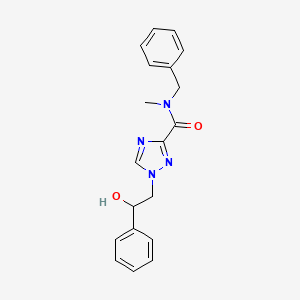 N-benzyl-1-(2-hydroxy-2-phenylethyl)-N-methyl-1H-1,2,4-triazole-3-carboxamide