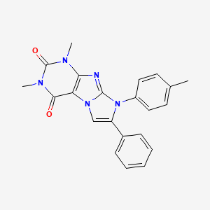 molecular formula C22H19N5O2 B2951686 SALOR-INT L215953-1EA CAS No. 31581-67-6