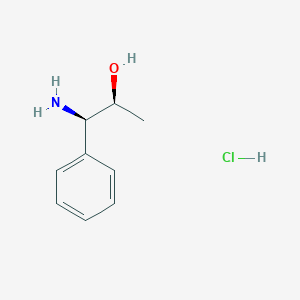 molecular formula C9H14ClNO B2951698 (1R,2S)-1-amino-1-phenylpropan-2-ol hydrochloride CAS No. 88784-91-2