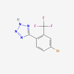 5-[4-bromo-2-(trifluoromethyl)phenyl]-1H-1,2,3,4-tetrazole