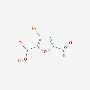 3-Bromo-5-formyl-2-furoic acid