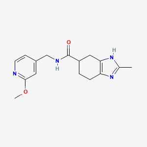 N-((2-methoxypyridin-4-yl)methyl)-2-methyl-4,5,6,7-tetrahydro-1H-benzo[d]imidazole-5-carboxamide