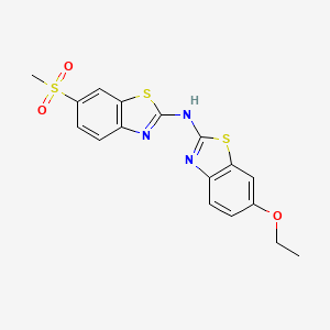 6-ethoxy-N-(6-(methylsulfonyl)benzo[d]thiazol-2-yl)benzo[d]thiazol-2-amine