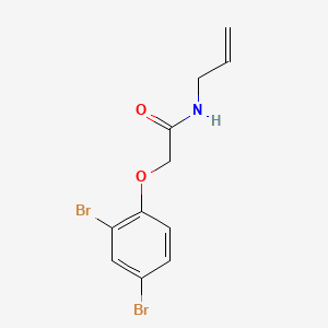 molecular formula C11H11Br2NO2 B2951786 2-(2,4-dibromophenoxy)-N-prop-2-enylacetamide CAS No. 449791-26-8