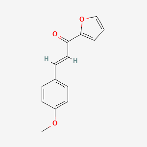 molecular formula C14H12O3 B2951794 (2E)-1-(furan-2-yl)-3-(4-methoxyphenyl)prop-2-en-1-one CAS No. 19430-55-8