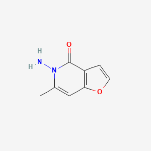 molecular formula C8H8N2O2 B2951805 5-amino-6-methylfuro[3,2-c]pyridin-4(5H)-one CAS No. 57053-27-7