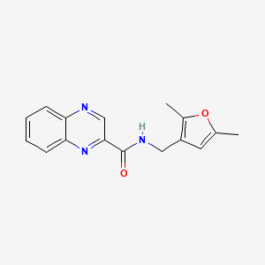 molecular formula C16H15N3O2 B2951817 N-((2,5-dimethylfuran-3-yl)methyl)quinoxaline-2-carboxamide CAS No. 1351607-50-5