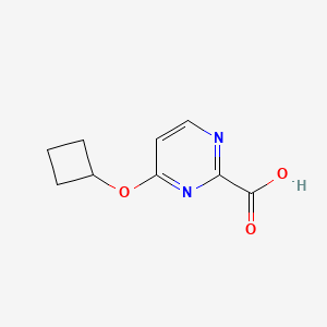 molecular formula C9H10N2O3 B2951877 4-Cyclobutoxypyrimidine-2-carboxylic acid CAS No. 1864693-07-1