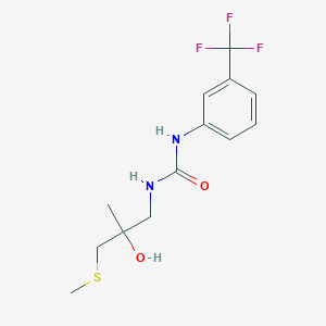 1-(2-Hydroxy-2-methyl-3-(methylthio)propyl)-3-(3-(trifluoromethyl)phenyl)urea