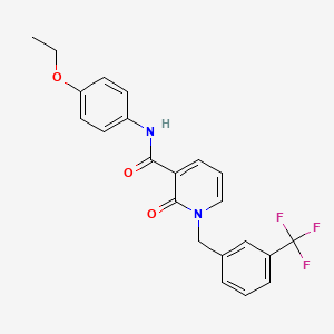N-(4-ethoxyphenyl)-2-oxo-1-(3-(trifluoromethyl)benzyl)-1,2-dihydropyridine-3-carboxamide