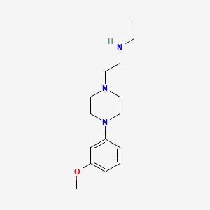 molecular formula C15H25N3O B2951947 Ethyl({2-[4-(3-methoxyphenyl)piperazin-1-yl]ethyl})amine CAS No. 1271010-62-8
