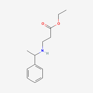 molecular formula C13H19NO2 B2952012 Ethyl 3-[(1-phenylethyl)amino]propanoate CAS No. 59576-44-2