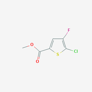 molecular formula C6H4ClFO2S B2952068 Methyl 5-chloro-4-fluorothiophene-2-carboxylate CAS No. 2089319-62-8