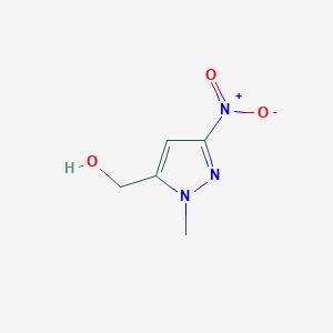 molecular formula C5H7N3O3 B2952078 (1-methyl-3-nitro-1H-pyrazol-5-yl)methanol CAS No. 1227210-46-9