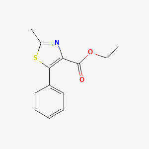 molecular formula C13H13NO2S B2952103 Ethyl 2-methyl-5-phenyl-1,3-thiazole-4-carboxylate CAS No. 133415-17-5