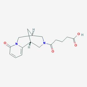 molecular formula C16H20N2O4 B2952211 rac-5-oxo-5-[(1R,9S)-6-oxo-7,11-diazatricyclo[7.3.1.0,2,7]trideca-2,4-dien-11-yl]pentanoic acid CAS No. 2580100-08-7