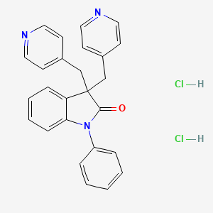 molecular formula C26H23Cl2N3O B2952240 Linopirdine dihydrochloride CAS No. 105431-72-9; 113168-57-3