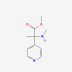B2952341 methyl N-methyl-2-pyridin-4-ylalaninate CAS No. 1182967-78-7