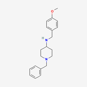 molecular formula C20H26N2O B2952357 1-benzyl-N-(4-methoxybenzyl)piperidin-4-amine CAS No. 415970-67-1