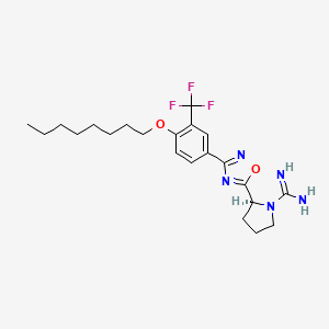 molecular formula C22H30F3N5O2 B2952368 SLM6031434 
