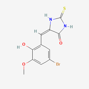 molecular formula C11H9BrN2O3S B2952487 (E/Z)-IT-603 CAS No. 292168-90-2