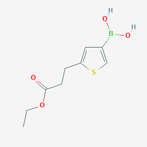 5-(3-Ethoxy-3-oxopropyl)thiophene-3-boronic acid