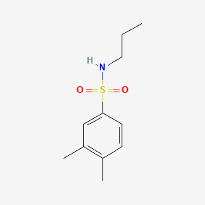 molecular formula C11H17NO2S B2952635 3,4-dimethyl-N-propylbenzenesulfonamide CAS No. 898077-92-4