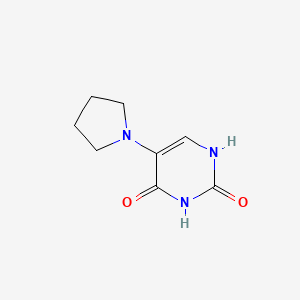 5-(pyrrolidin-1-yl)pyrimidine-2,4(1H,3H)-dione