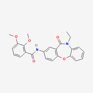 N-(10-ethyl-11-oxo-10,11-dihydrodibenzo[b,f][1,4]oxazepin-2-yl)-2,3-dimethoxybenzamide