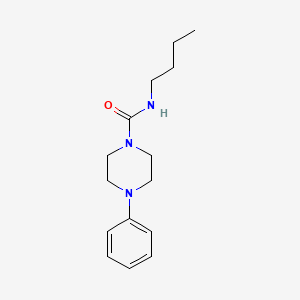 molecular formula C15H23N3O B2952693 N-butyl-4-phenylpiperazine-1-carboxamide CAS No. 890346-53-9
