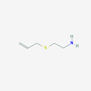 molecular formula C5H11NS B2952725 2-(Prop-2-en-1-ylsulfanyl)ethan-1-amine CAS No. 42416-26-2