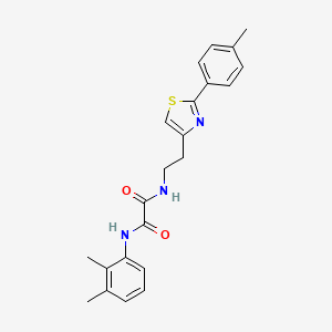 molecular formula C22H23N3O2S B2952729 N'-(2,3-dimethylphenyl)-N-{2-[2-(4-methylphenyl)-1,3-thiazol-4-yl]ethyl}ethanediamide CAS No. 896378-30-6