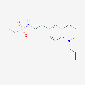 molecular formula C16H26N2O2S B2952783 N-(2-(1-propyl-1,2,3,4-tetrahydroquinolin-6-yl)ethyl)ethanesulfonamide CAS No. 955612-86-9