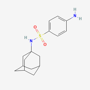 molecular formula C16H22N2O2S B2952832 N-1-adamantyl-4-aminobenzenesulfonamide CAS No. 24224-95-1