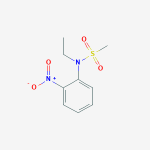 molecular formula C9H12N2O4S B2952914 N-Ethyl-N-(2-nitrophenyl)methanesulfonamide CAS No. 195433-52-4