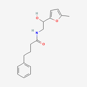 N-(2-hydroxy-2-(5-methylfuran-2-yl)ethyl)-4-phenylbutanamide