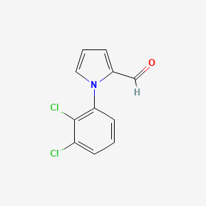 molecular formula C11H7Cl2NO B2952998 1-(2,3-dichlorophenyl)-1H-pyrrole-2-carbaldehyde CAS No. 383135-89-5