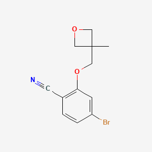 4-Bromo-2-((3-methyloxetan-3-y1jmethoxy)benzonitrile