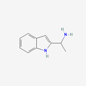 1H-Indole-2-methanamine, alpha-methyl-