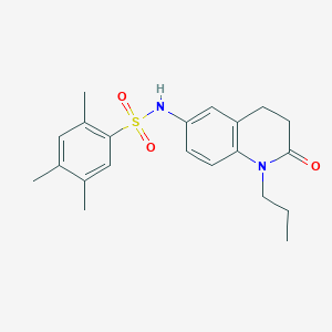 2,4,5-trimethyl-N-(2-oxo-1-propyl-1,2,3,4-tetrahydroquinolin-6-yl)benzenesulfonamide