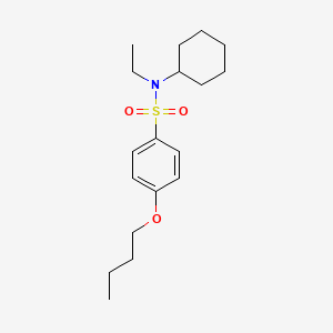 4-butoxy-N-cyclohexyl-N-ethylbenzene-1-sulfonamide