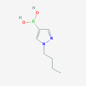 molecular formula C7H13BN2O2 B2953118 1-Butylpyrazole-4-boronic acid CAS No. 2096331-96-1