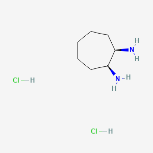 (1R,2S)-Cycloheptane-1,2-diamine dihydrochloride