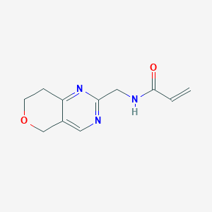 N-(7,8-Dihydro-5H-pyrano[4,3-d]pyrimidin-2-ylmethyl)prop-2-enamide